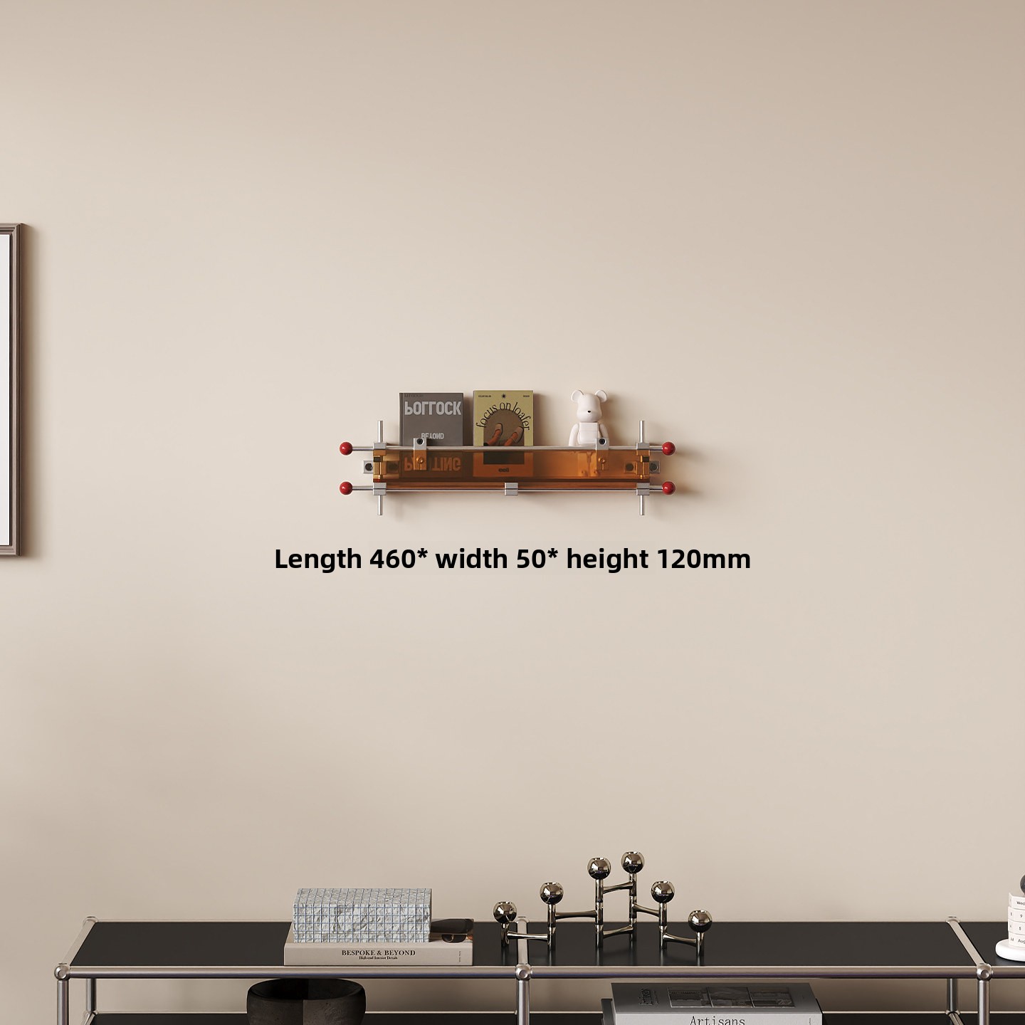 Lighting And Decor Magazine - アクリル製ライトアクスルマガジンラック背景壁装飾壁掛けディスプレイ棚書籍新聞デザイナースタイル