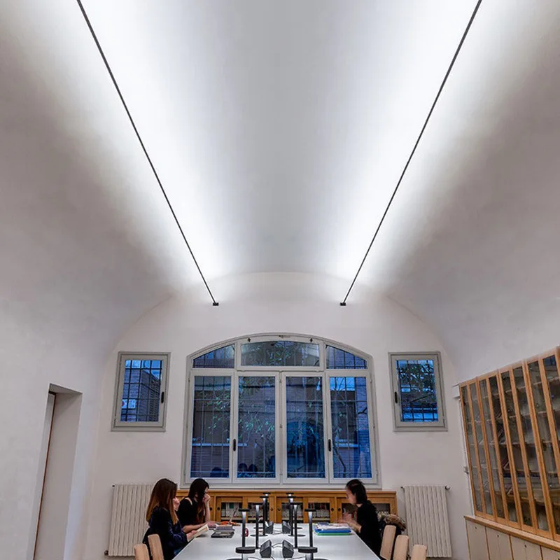 Foyer Lighting Wall Decor - 現代のブラックホワイトリニアウォールランプスカイライン燭台 LED バーストリップリビングルームの背景装飾ライト浴室器具