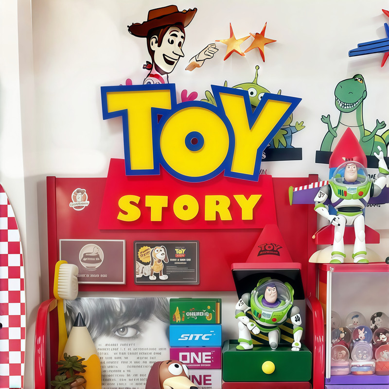 Lighting Room Decor Items - トイストーリー 3Dロゴ看板漫画キャラクターナイトライトルーム壁飾りライブルーム家の装飾シリーズモデルオーナメント在庫あり
