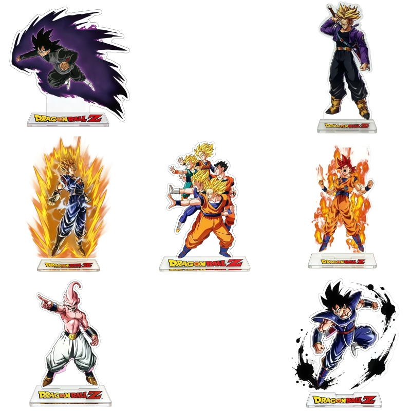Lighting Room Decor Items - 漫画アニメドラゴンボールアクリルスタンド超サイヤ人透明高精細デスクトップ装飾部屋の装飾子供のおもちゃ