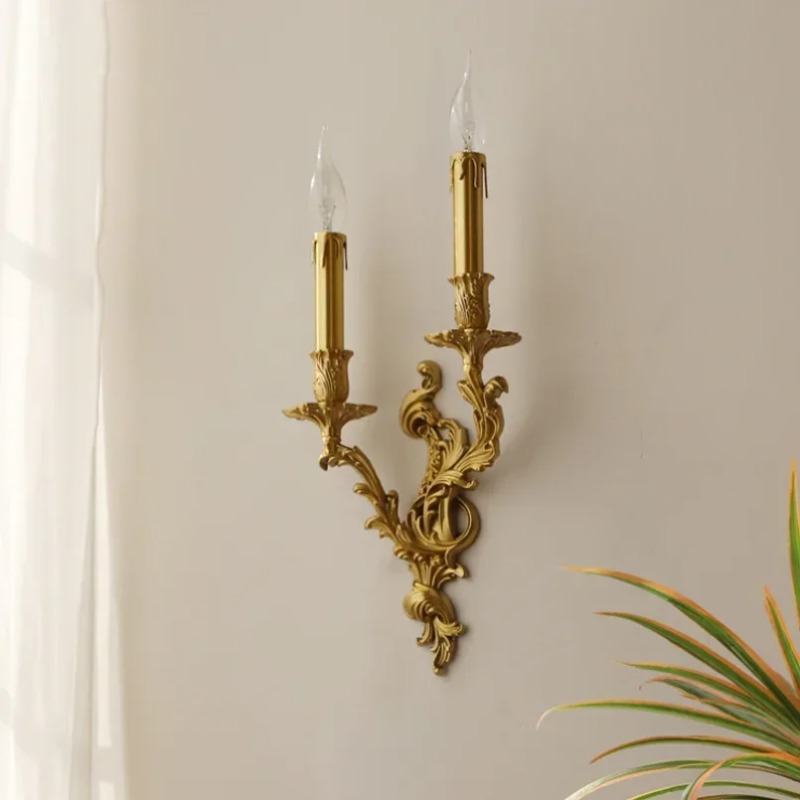 Foyer Lighting Wall Decor - 北欧銅製ウォールランプ リビング ダイニングルーム 寝室 ベッドサイドライト 廊下