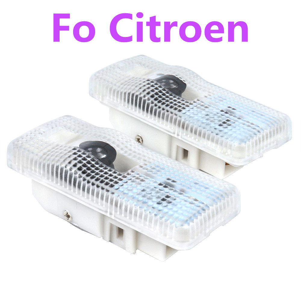 Lighting Decor Inc - LED車のプロジェクタードアランプ、回転ウェルカムライト、Cityroen c6、c8、ds3、c3、c4、c5、x7、xantia、ピカソ、c4l、c2、liel、xsara、a51 2個