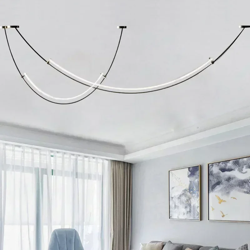 モダンな北欧デザインの吊り下げ式LEDシーリングライト,ミニ - Decor Lighting Floor Lamps のレビューと価格