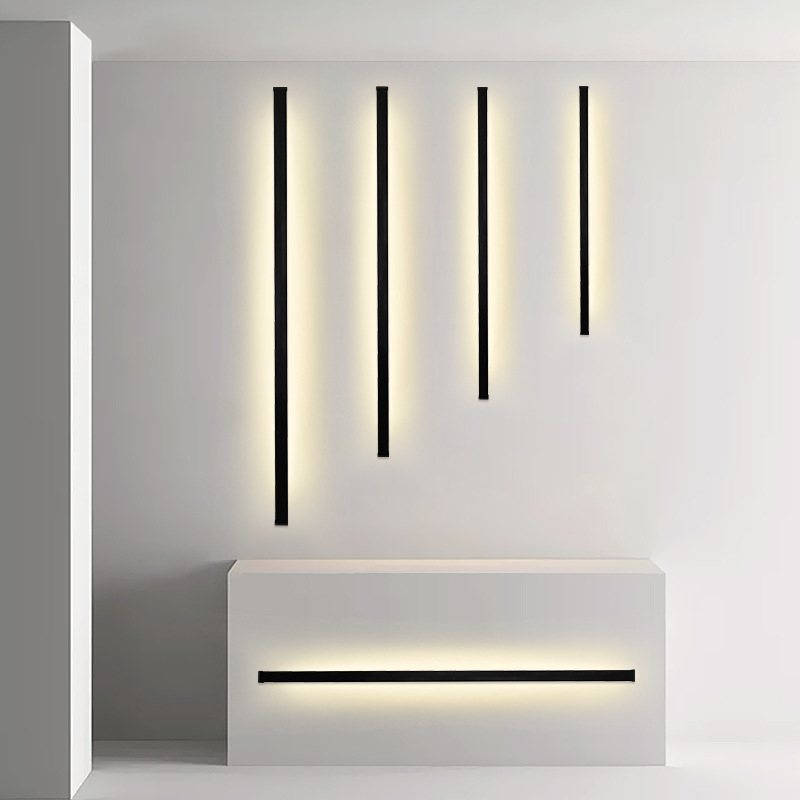 モダンな黒色LEDウォールランプ、ダイニングルーム、リビング - Foyer Lighting Wall Decor のレビューと価格