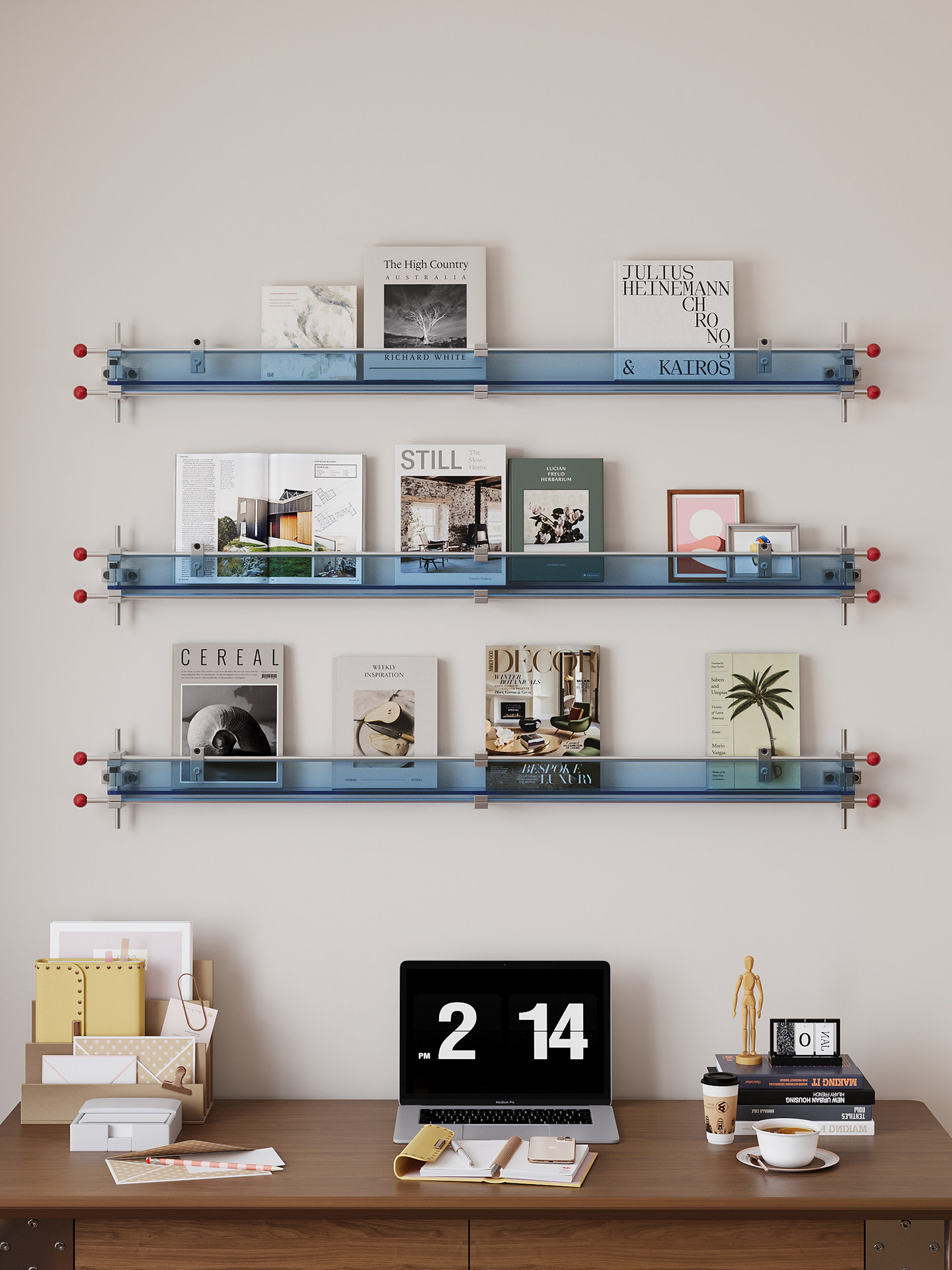 アクリル製ライトアクスルマガジンラック背景壁装飾壁掛けディス - Lighting And Decor Magazine のレビューと価格