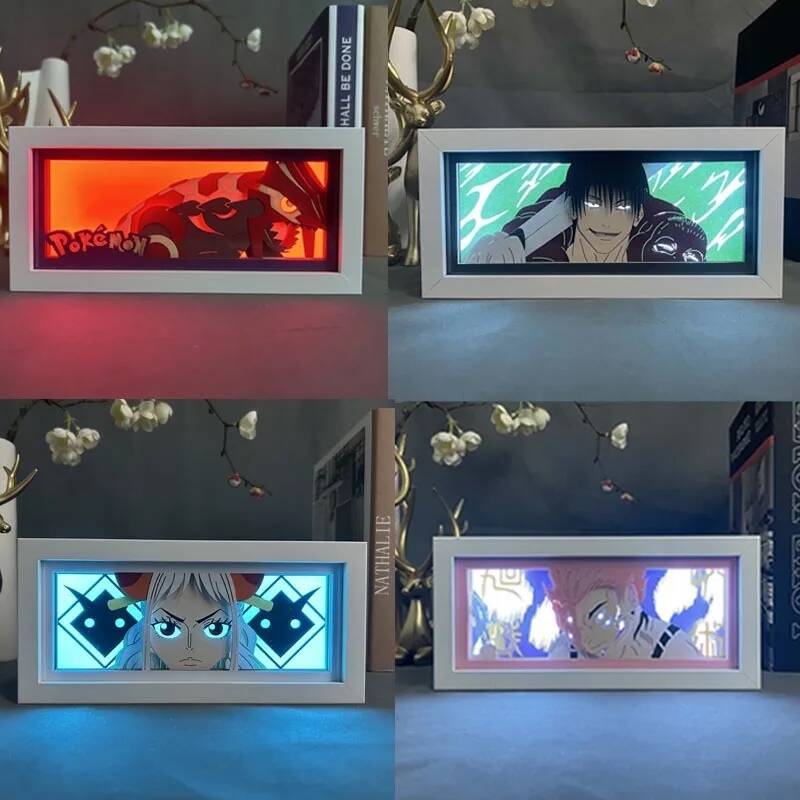 Jujutsu kaisenナイトライト、ペーパーカットライ - Lighting Room Decor Items のレビューと価格
