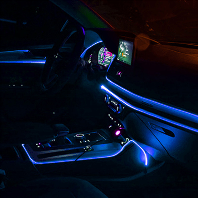 2M車内LEDストリップライトネオンEL配線装飾ランプオート - Lighting Decor Inc のレビューと価格