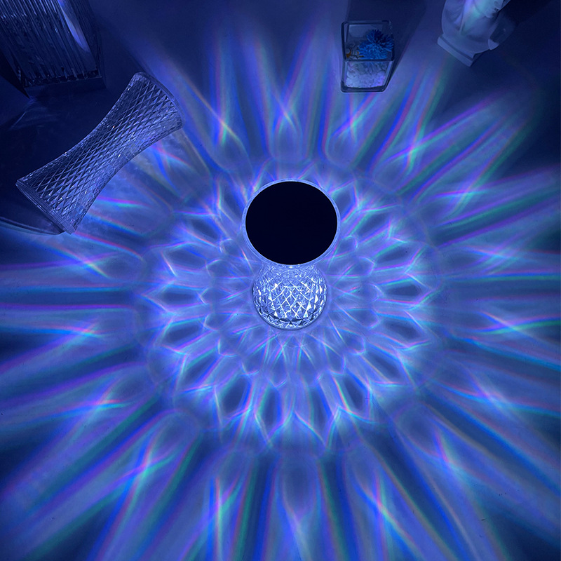 クリスタルベッドサイドテーブルランプクリスマスアクリル装飾ナ - Lighting Decoration In Bedroom のレビューと価格
