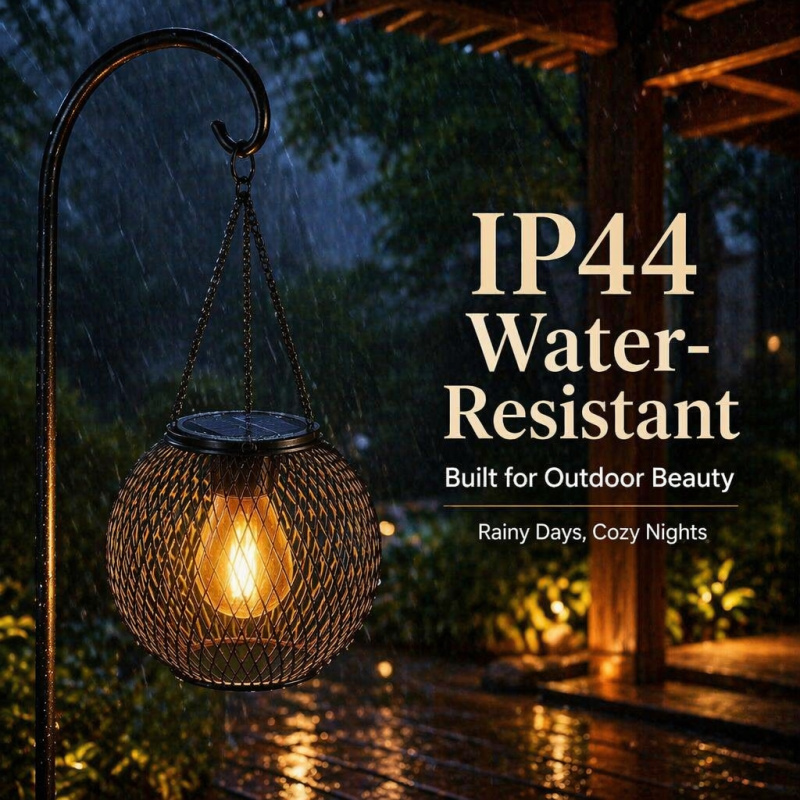 太陽光発電 LED 吊り下げフロアランプ屋外中空アウトライト - Decor Lighting Floor Lamps のレビューと価格