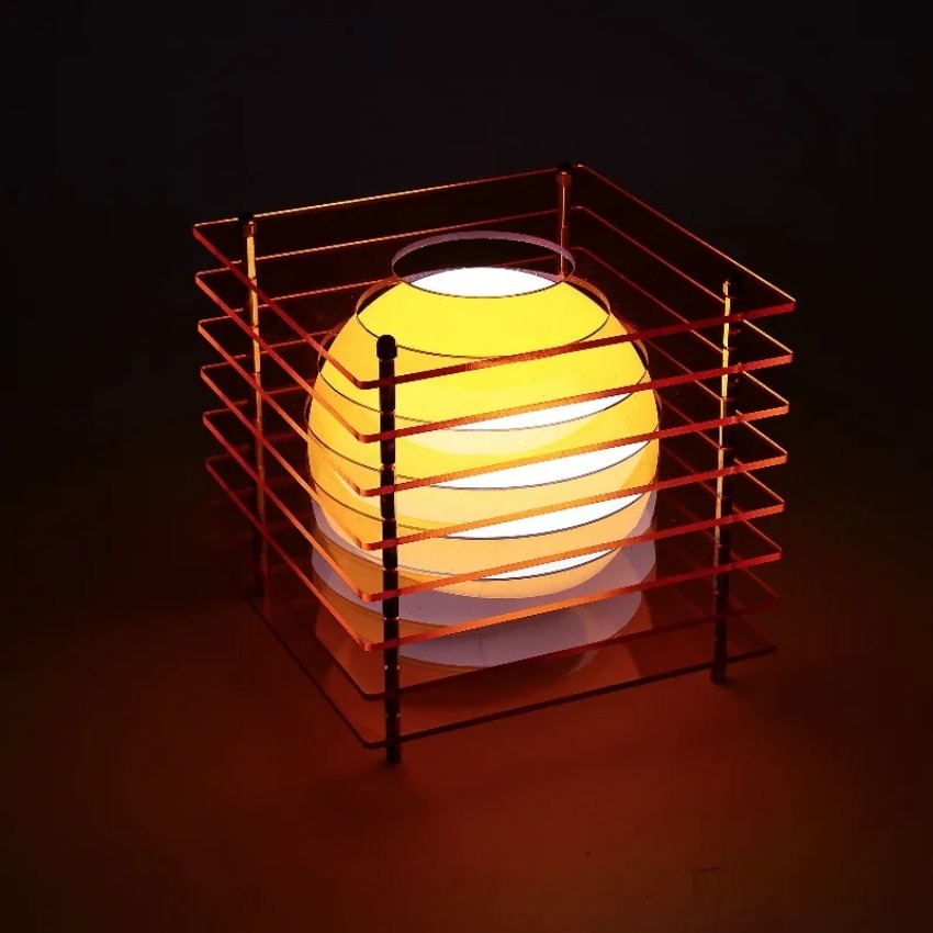 DIY アクリル千層ランプムーンランプデスクトップ装飾中断雰 - Lighting Decor In Room のレビューと価格
