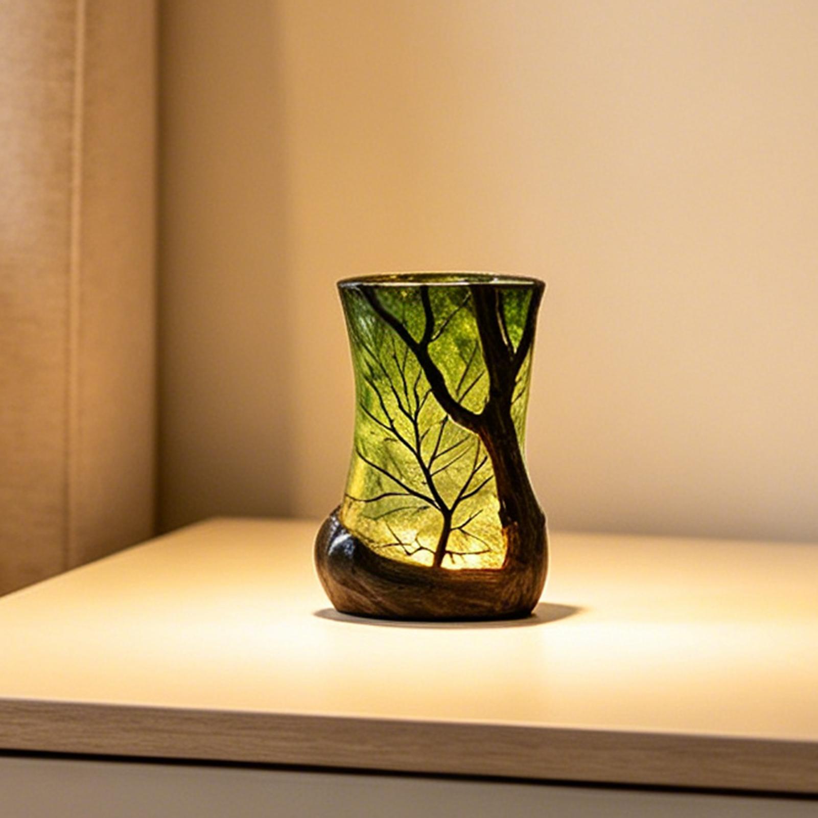ベッドサイドテーブルランプ フォレストナイトライト 装飾的な - Lighting Decoration In Bedroom のレビューと価格