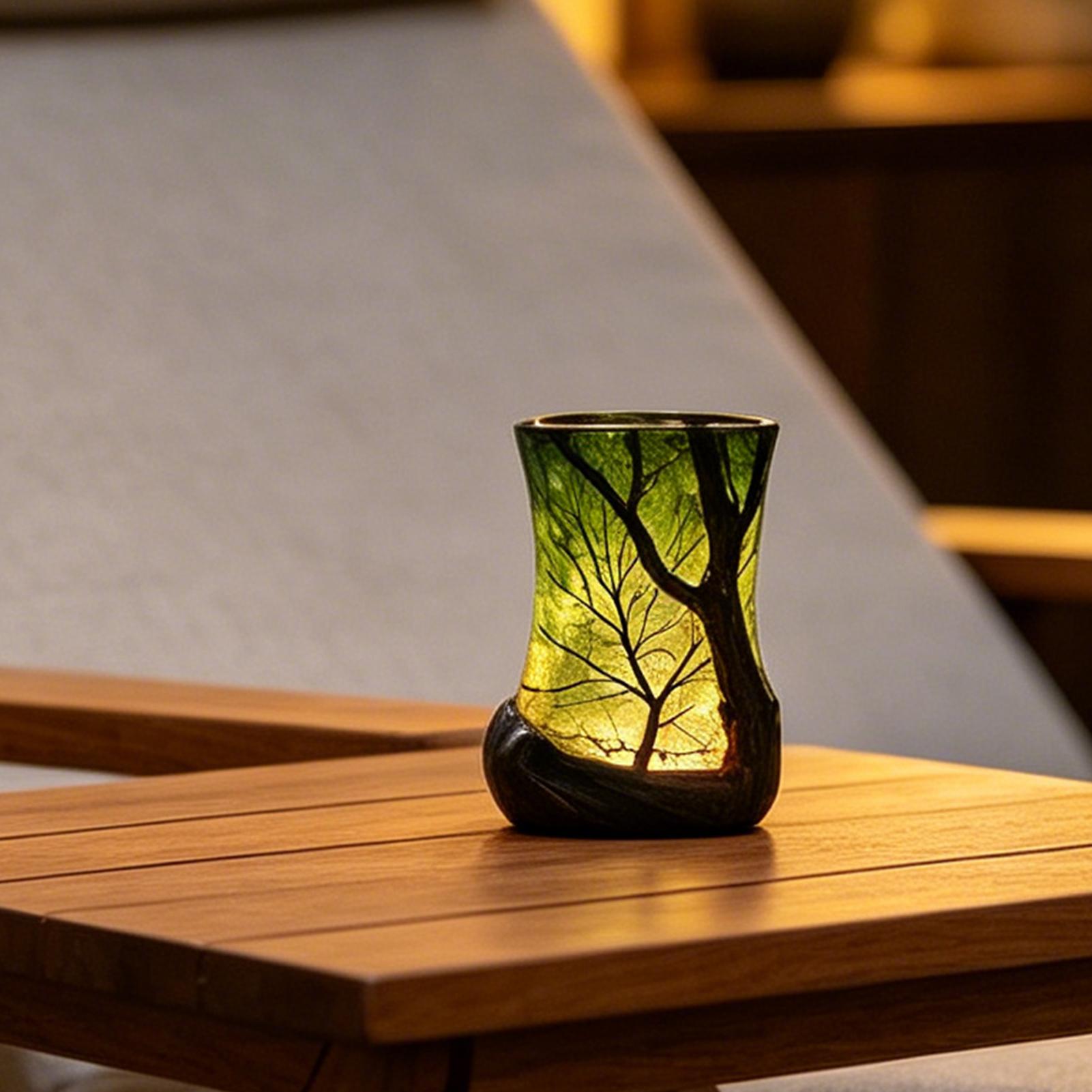 ベッドサイドテーブルランプ フォレストナイトライト 装飾的な - Lighting Decoration In Bedroom のレビューと価格