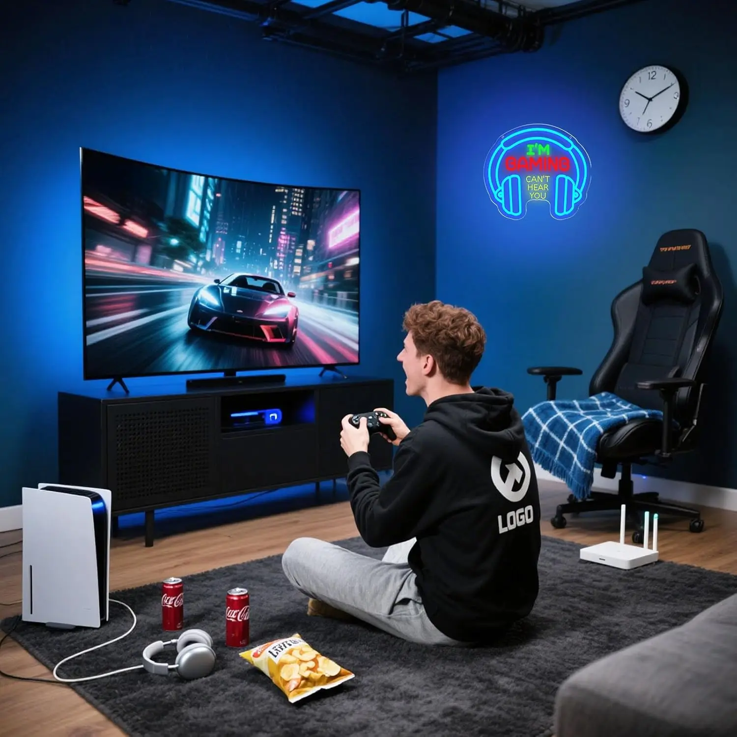 「I'M GAMING CAN'T HEAR YOU」ネオン - Lighting Decoration In Bedroom のレビューと価格