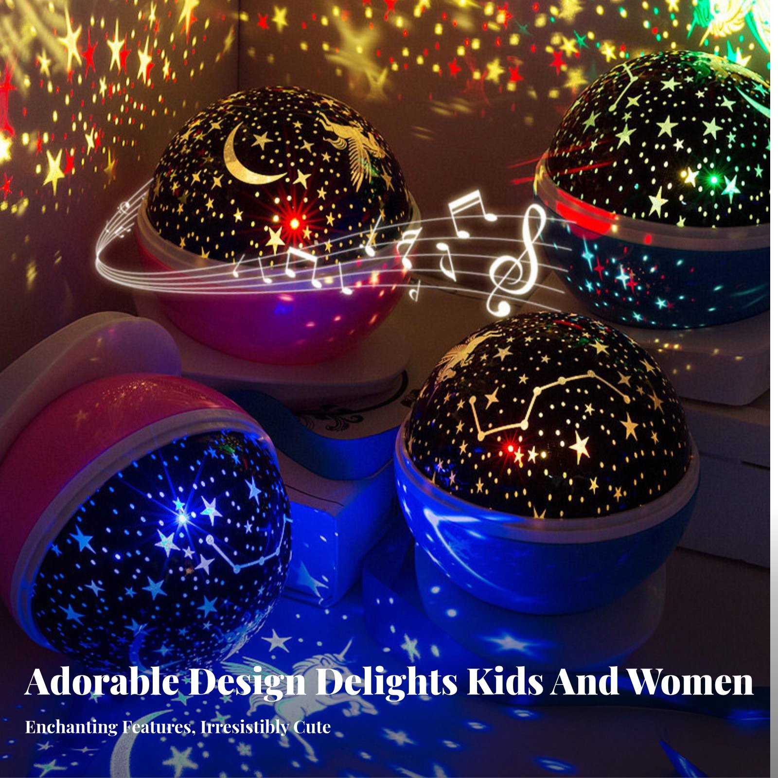 ギャラクシープロジェクションデバイス 天体夜景効果 ナイトラ - Lighting Decoration In Bedroom のレビューと価格