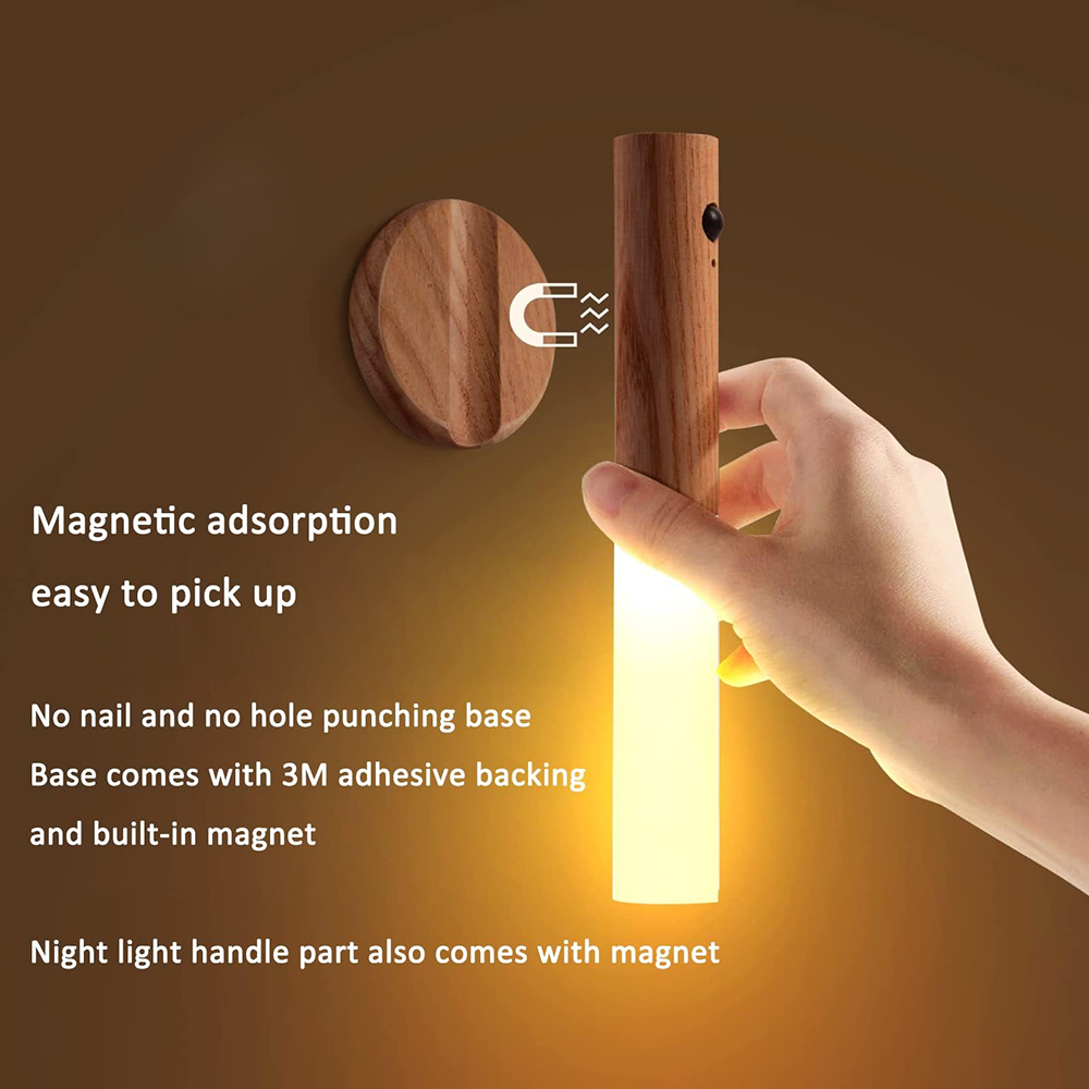 スマートモーションLED充電式磁気壁掛けランプ、ポータブルセ - Foyer Lighting Wall Decor のレビューと価格
