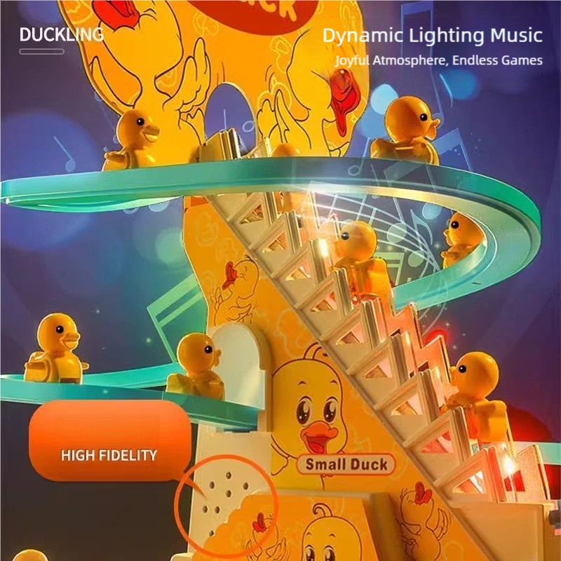 海外で人気の自動登坂アヒルトラックおもちゃ 3+ 電動自動階 - Lighting Visual のレビューと価格