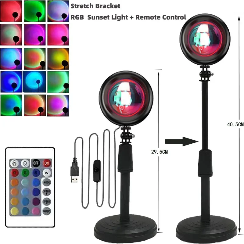 インサンセットプロジェクター,虹の雰囲気,常夜灯,寝室の装飾 - Foyer Lighting Wall Decor のレビューと価格