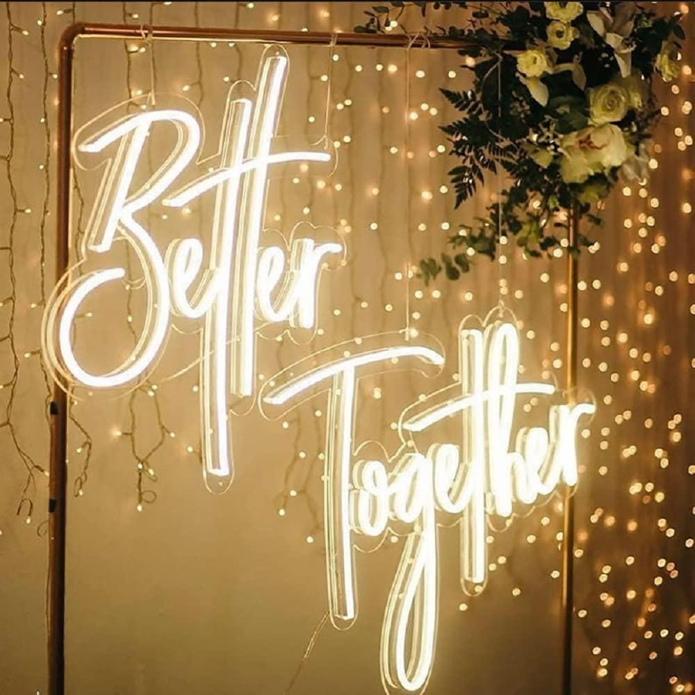 Better Together ネオンサイン USB 調光可 - Lighting Decor In Room のレビューと価格