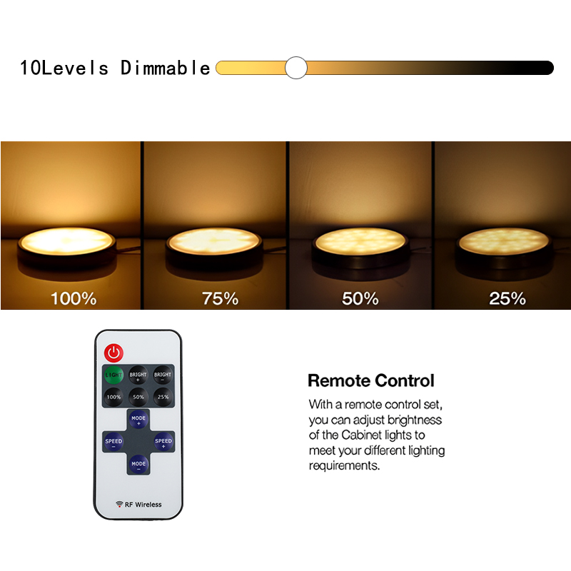 アンダーキャビネット LED ナイトライトディスプレイケース - Kitchen Decor Lighting のレビューと価格