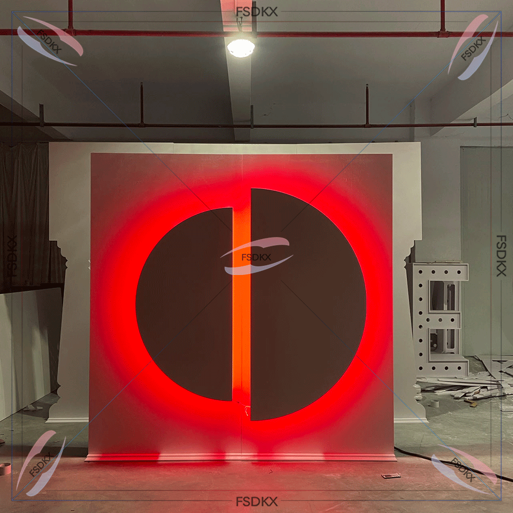 RGBスクエア3D背景,スタンドアップライト,結婚式のステー - Lighting Decor Rentals のレビューと価格
