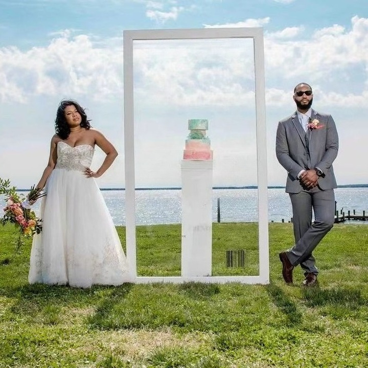結婚式の写真撮影用背景装飾小道具、雑誌フォトフレーム、お祝い - Lighting And Decor Magazine のレビューと価格