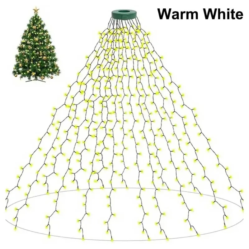 防水USB LEDストリングライト、クリスマスツリー、結婚式 - Lighting Tree Decor のレビューと価格