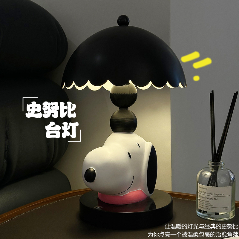スヌーピーナイトライト子供部屋用ベッドサイドランプ、漫画テー - Lighting Room Decor Items のレビューと価格