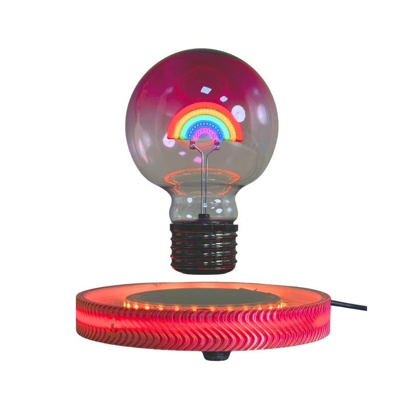 空中浮遊ワイヤレスLED電球デスクランプ、男の子と女の子のた - Lighting Decor For Diwali のレビューと価格