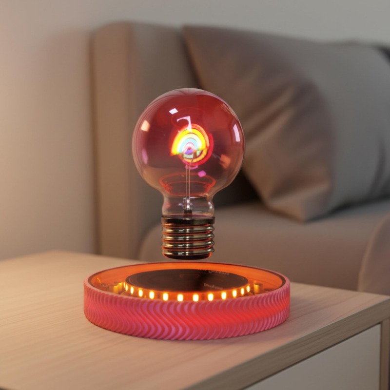 空中浮遊ワイヤレスLED電球デスクランプ、男の子と女の子のた - Lighting Decor For Diwali のレビューと価格