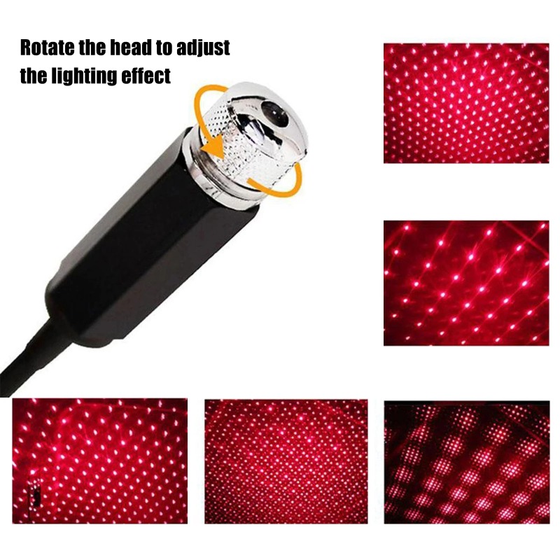 車内用ロマンチックLED星空ナイトライト、5V USB電源、 - Lighting Decor For Diwali のレビューと価格