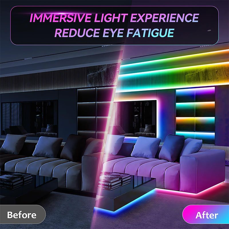 USB RGB LEDストリップライト SMD3535 アプ - Lighting Decor For Diwali のレビューと価格