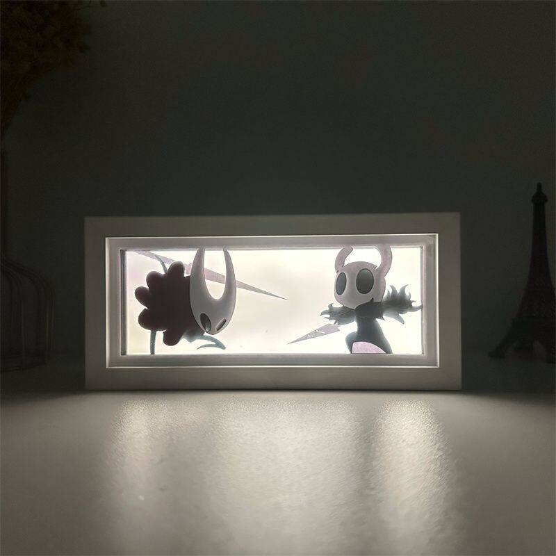 ホロウナイト ペーパーカットライトボックス LEDナイトライ - Lighting Room Decor Items のレビューと価格