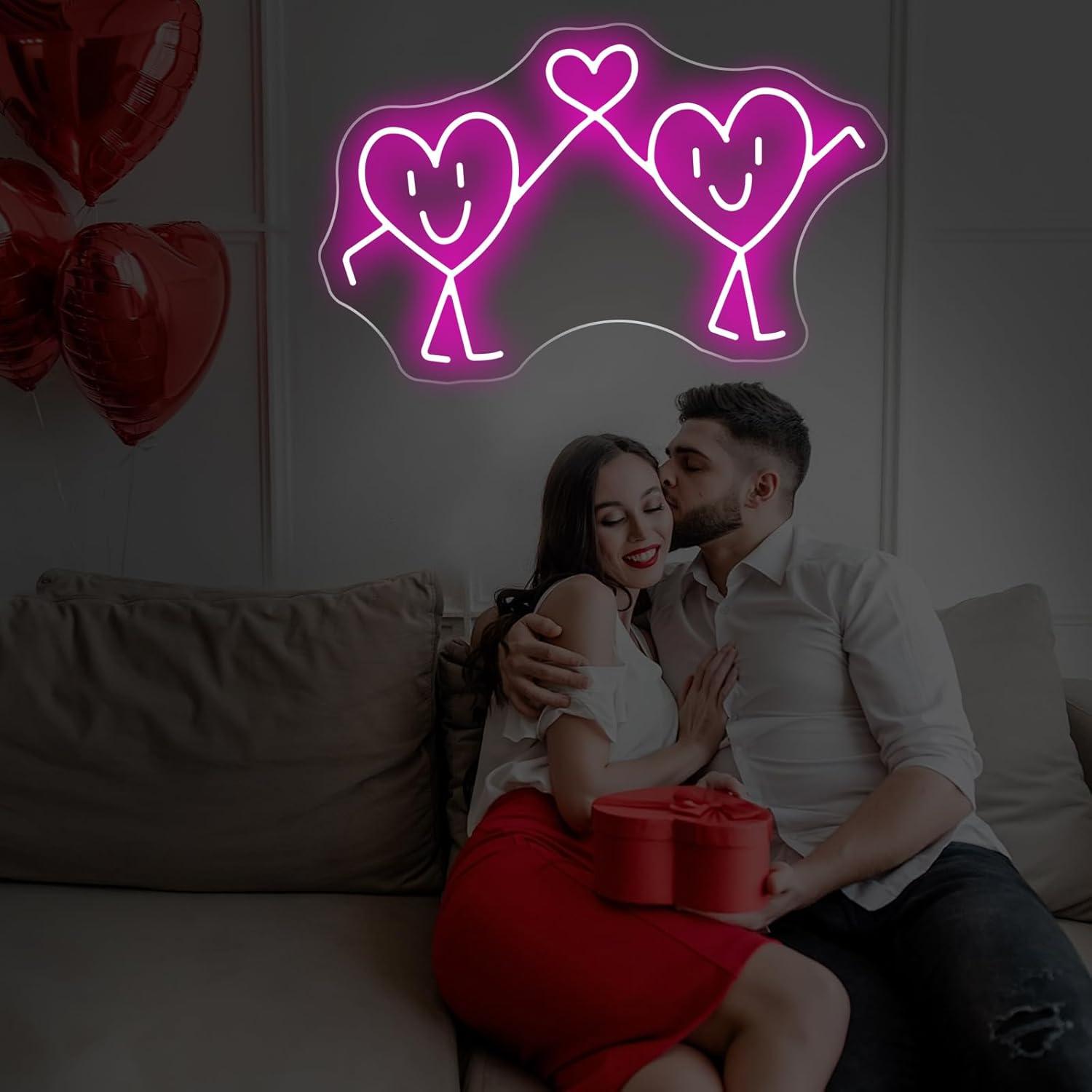 ラブネオンサイン USB調光可能LEDネオンライト 結婚式  - Wedding Lighting And Decor のレビューと価格