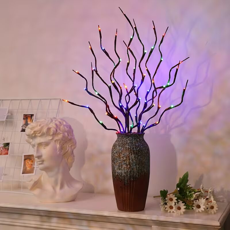 1/2PC 20LED 桜の枝ライト屋内屋外ホームデコレーシ - Lighting Tree Decor のレビューと価格