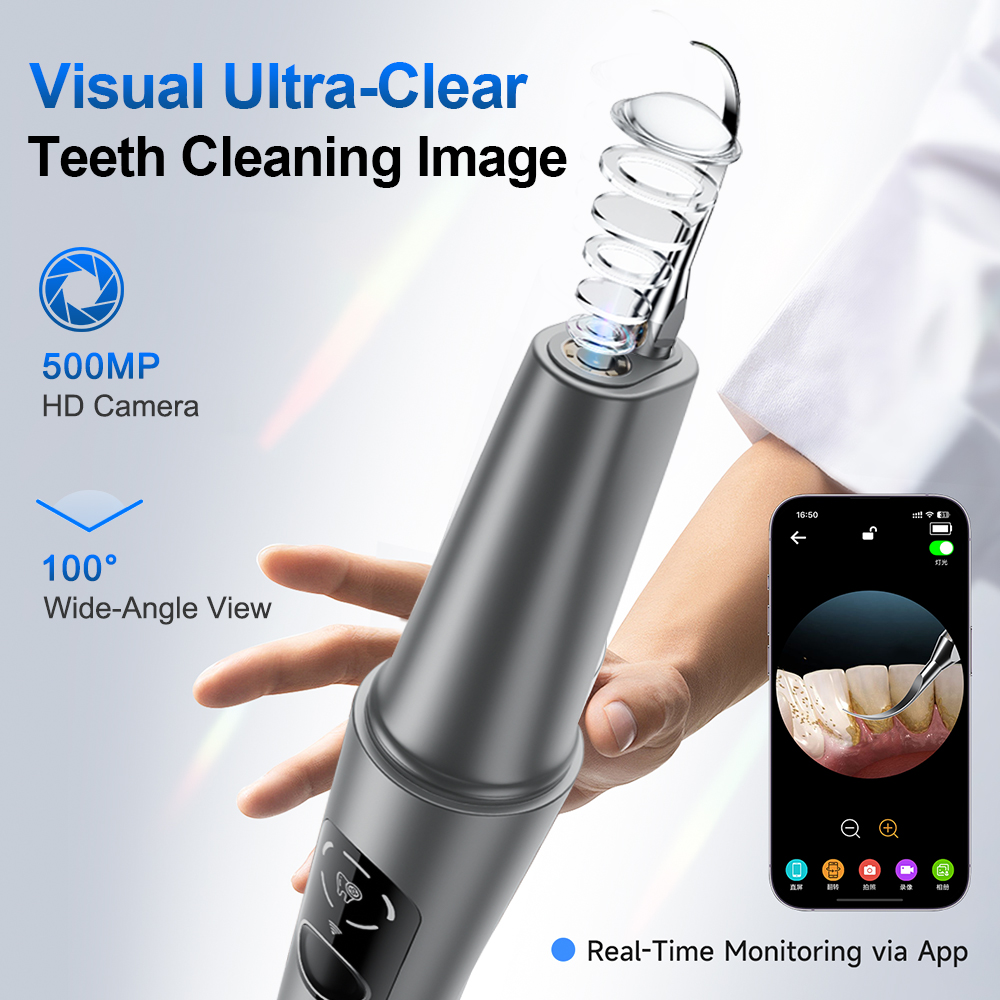 新型ビジュアル超音波歯石除去器 500W 360 ° LED - Lighting Visual のレビューと価格