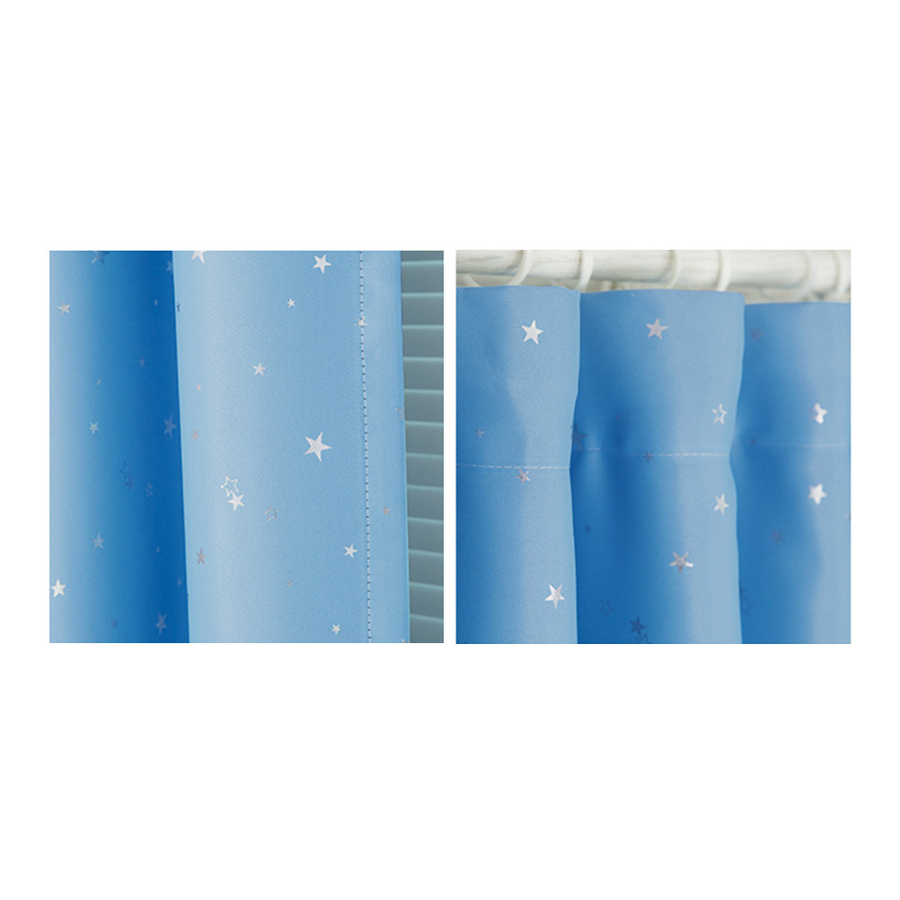 100x135cm スカイブルー遮光カーテン フルプライバシ - Kitchen Decor Lighting のレビューと価格