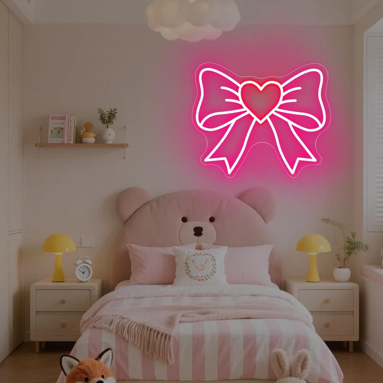弓型ネオンサイン USB調光式LEDネオンライト 女の子の部 - Lighting Decor In Room のレビューと価格