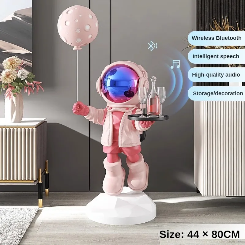 80CM大型宇宙飛行士フロアスタンドオーナメントオープニング - Decor Lighting Floor Lamps のレビューと価格