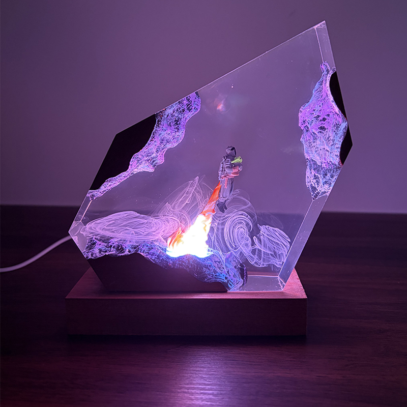 SFアニメフィギュア生物樹脂製テーブルライトクリエイティブア - Wedding Lighting And Decor のレビューと価格