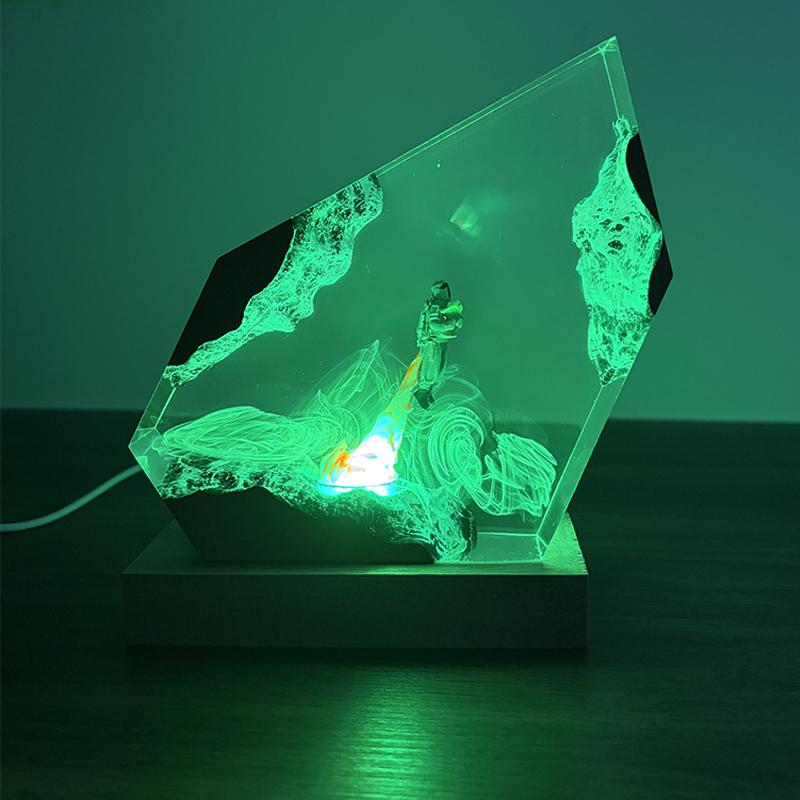 SFアニメフィギュア生物樹脂製テーブルライトクリエイティブア - Wedding Lighting And Decor のレビューと価格