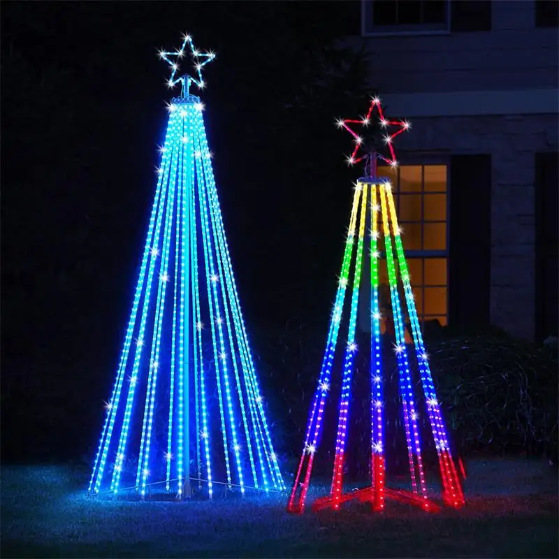 コントローラー付きLEDストリングライト,金属リング,クリス - Lighting Tree Decor のレビューと価格