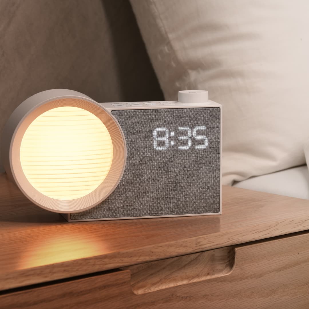 WILIT LEDナイトライト目覚まし時計、ホワイトノイズ＆ - Lighting Decoration In Bedroom のレビューと価格