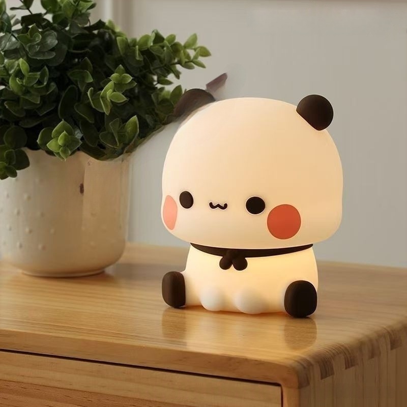 パンダLEDナイトライトランプ　可愛い漫画風パットランプ　動 - Lighting Decor For Diwali のレビューと価格