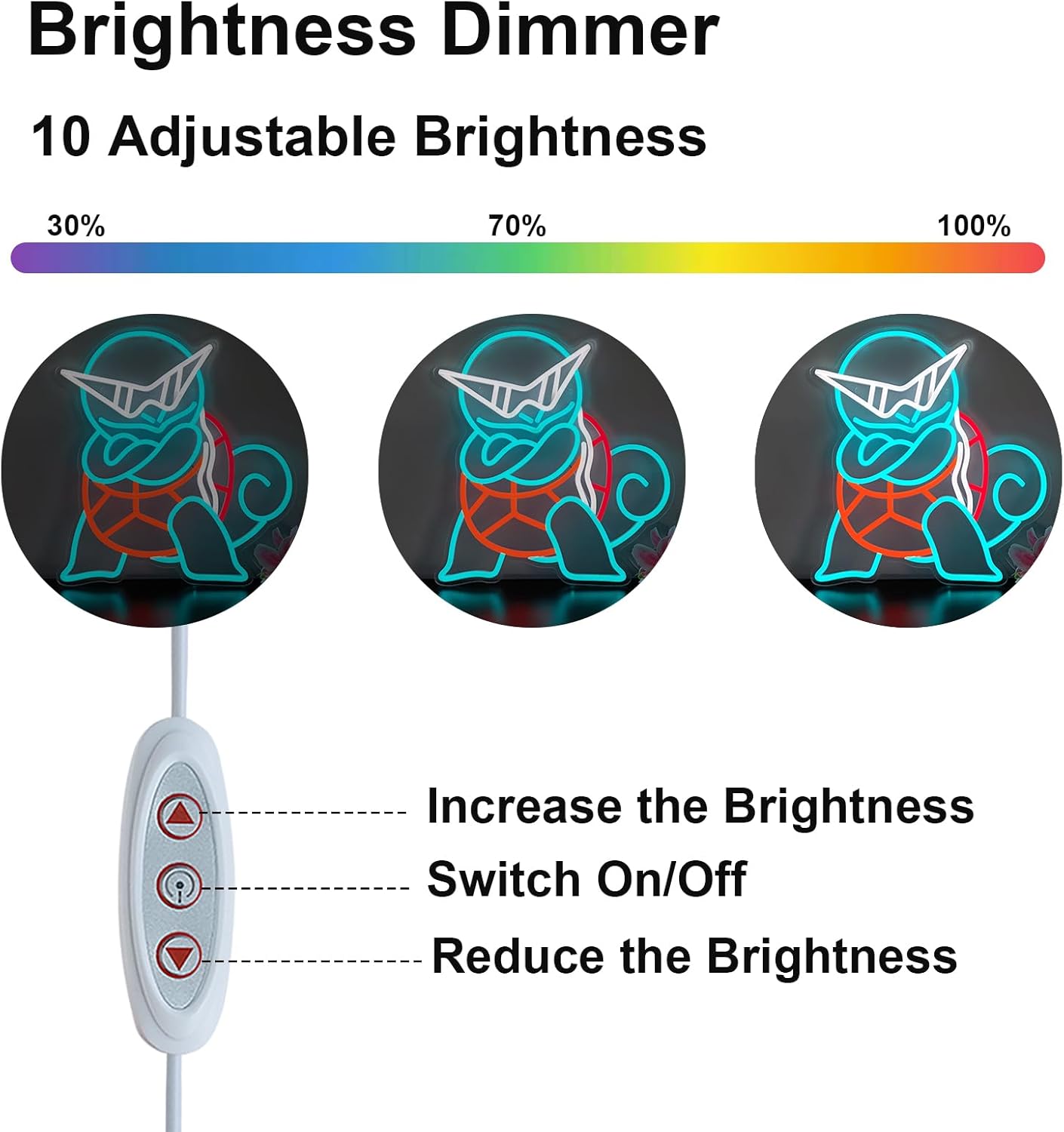 ポケモン ゼニガメ ネオンサイン LEDウォールネオンライト - Lighting Decor For Diwali のレビューと価格