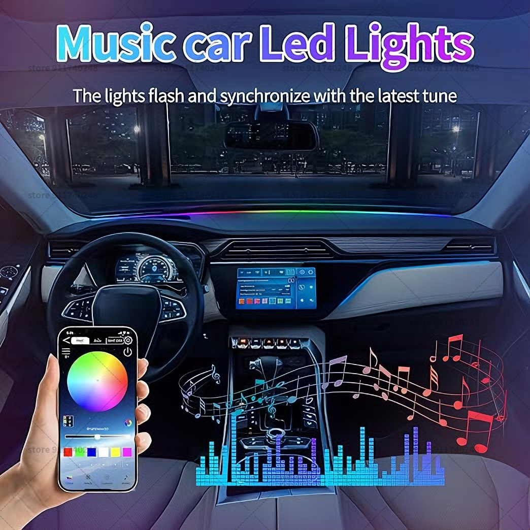 トヨタ C-HR 自動車装飾ライトストリップ、カラフルなアク - Lighting Decor Inc のレビューと価格