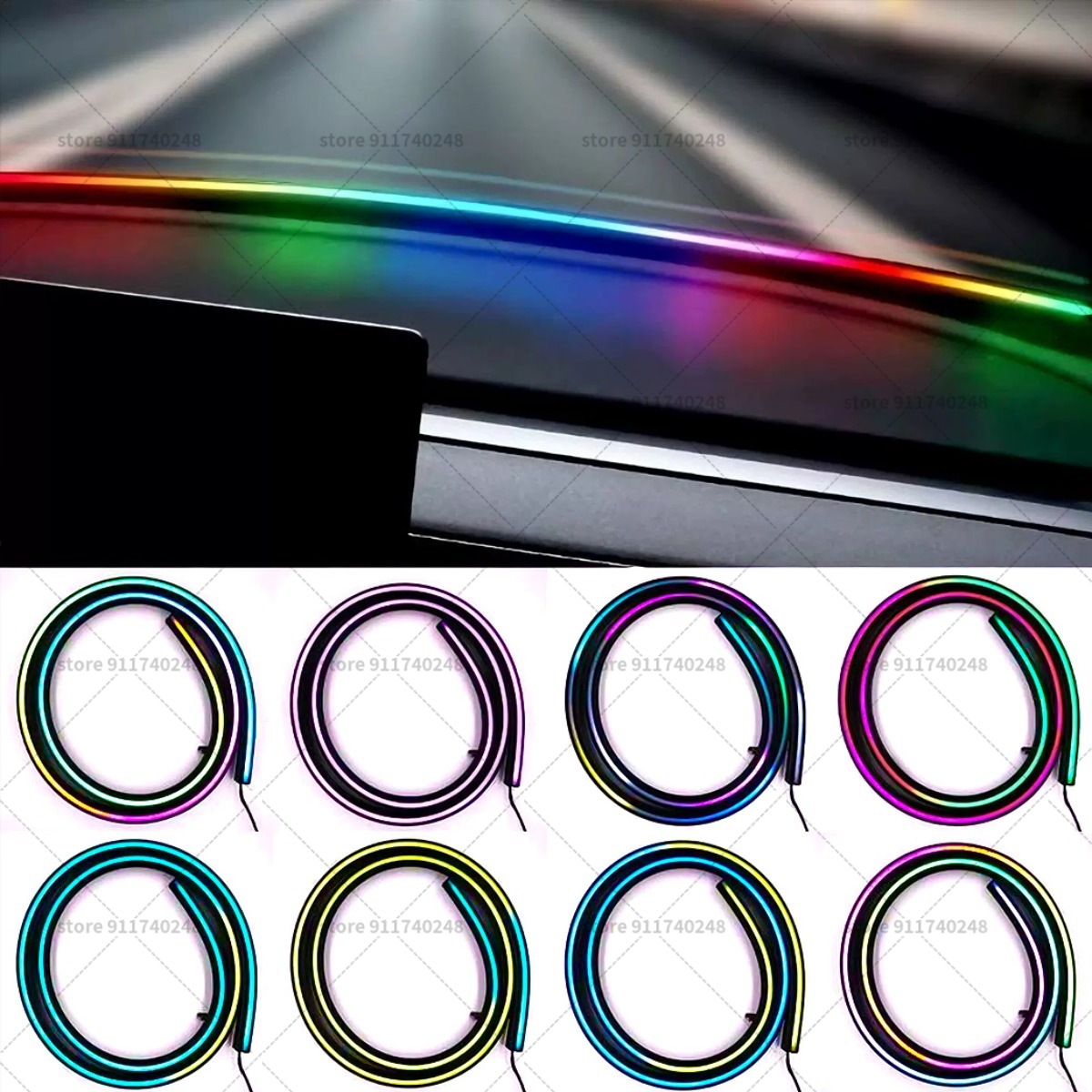 トヨタ C-HR 自動車装飾ライトストリップ、カラフルなアク - Lighting Decor Inc のレビューと価格