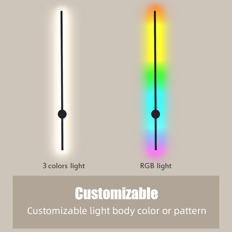 モダンな充電式LEDウォールスコンスランプ、ブラックアルミニ - Lighting Decoration In Bedroom のレビューと価格
