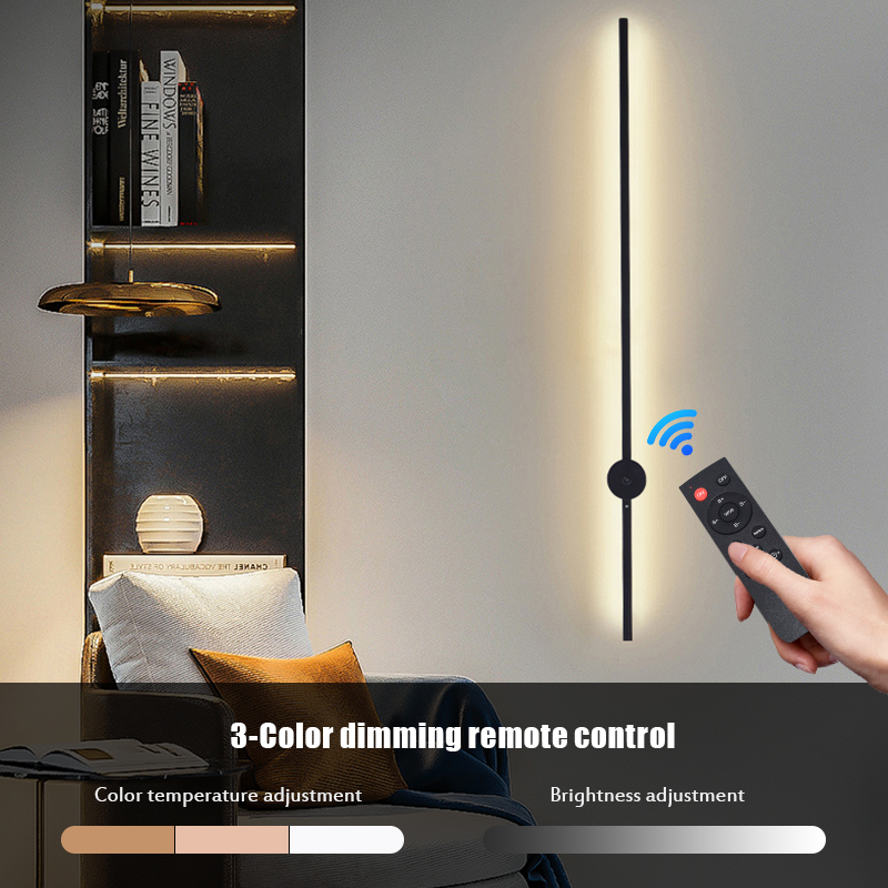 モダンな充電式LEDウォールスコンスランプ、ブラックアルミニ - Lighting Decoration In Bedroom のレビューと価格