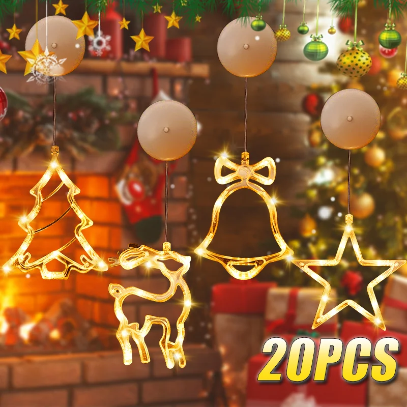 LED吸盤ライト,クリスマスデコレーション,窓と壁のライト, - Lighting Tree Decor のレビューと価格