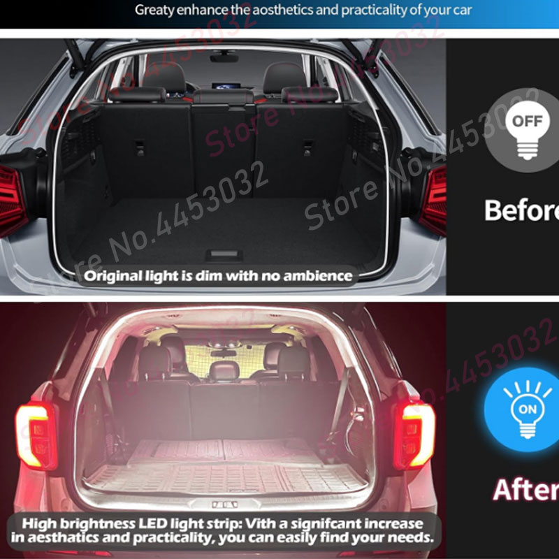 車のトランクシールエッジ LED ストリップトヨタ C-HR - Lighting Decor Inc のレビューと価格